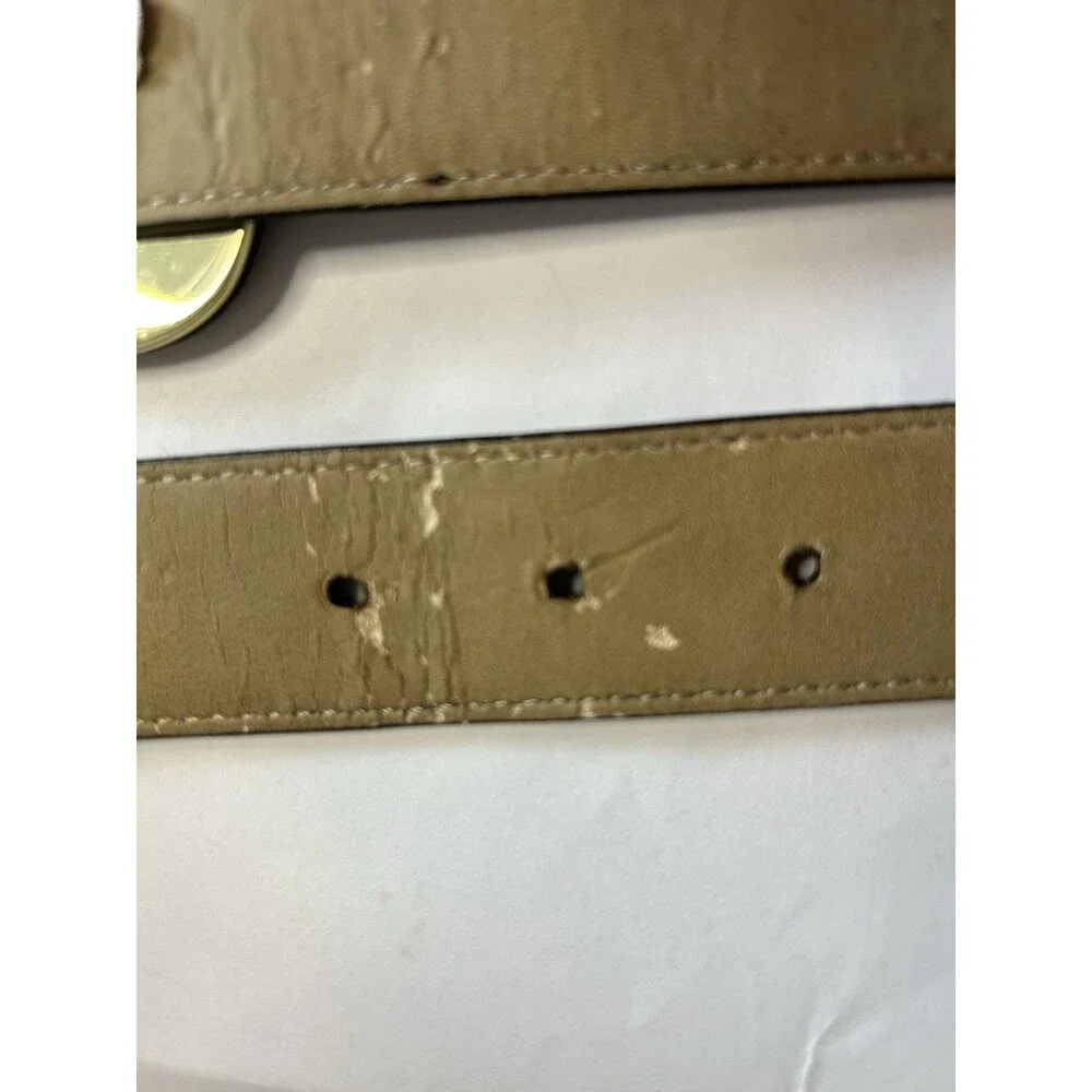 Talbots Black Belt with Gold-Tone Buckle Size XS